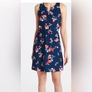41 Hawthorn Navy Floral Midi Dress